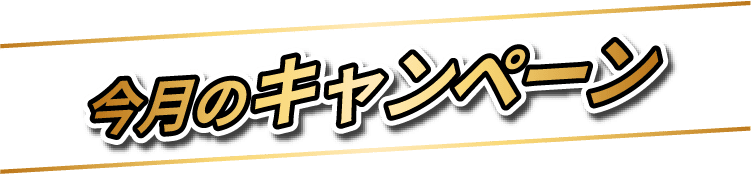 今月のキャンペーン